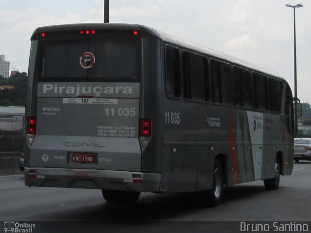 Viação Pirajuçara 11.035 na cidade de Taboão da Serra, São Paulo, Brasil, por Bruno Santino. Número da foto: #2348999.