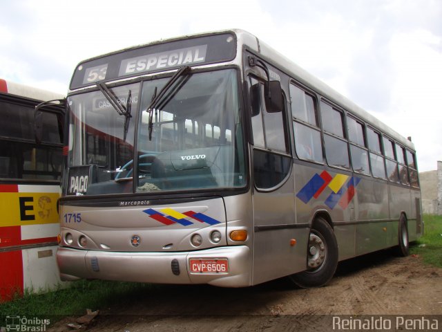 TCS - Transporte Coletivo de Sorocaba 1715 na cidade de Colombo, Paraná, Brasil, por Reinaldo Penha. ID da foto: 2348863.