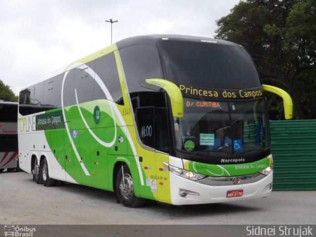Expresso Princesa dos Campos 6340 na cidade de Curitiba, Paraná, Brasil, por Sidnei Machado Strujak. Número da foto: #2348366.