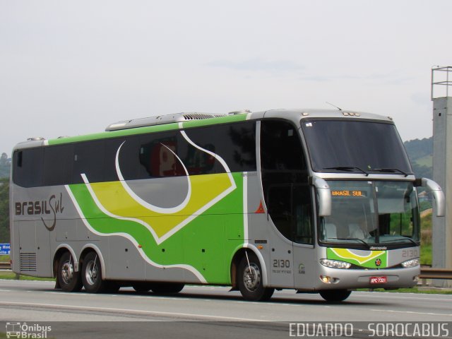 Brasil Sul Linhas Rodoviárias 2130 na cidade de Araçariguama, São Paulo, Brasil, por EDUARDO - SOROCABUS. ID da foto: 2349144.