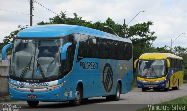 Auto Viação Progresso 6510 na cidade de Recife, Pernambuco, Brasil, por Vinicius Silva. Número da foto: #2349782.