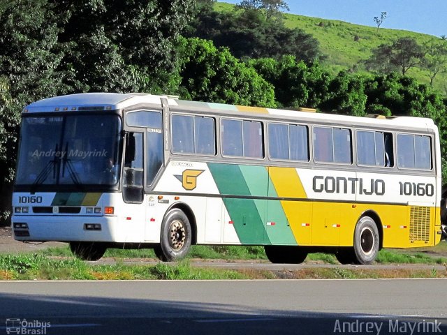 Empresa Gontijo de Transportes 10160 na cidade de Ribeirão Vermelho, Minas Gerais, Brasil, por Andrey Gustavo. Número da foto: #2348583.