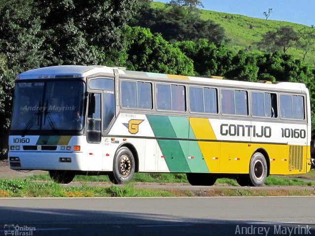 Empresa Gontijo de Transportes 10160 na cidade de Ribeirão Vermelho, Minas Gerais, Brasil, por Andrey Gustavo. ID da foto: 2348583.