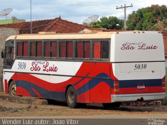 Expresso São Luiz 5030 na cidade de Rio Verde, Goiás, Brasil, por Wender Luiz dos Santos. Número da foto: #2350908.