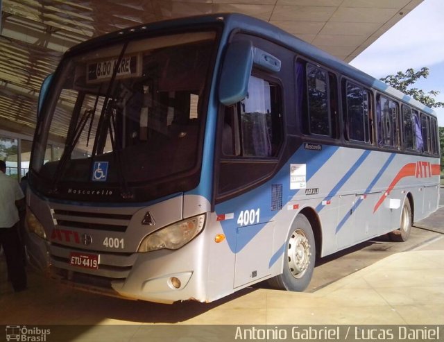 Viação AITI 4001 na cidade de Rio Branco, Acre, Brasil, por Antonio Gabriel Alves de Lima. Número da foto: #2350327.