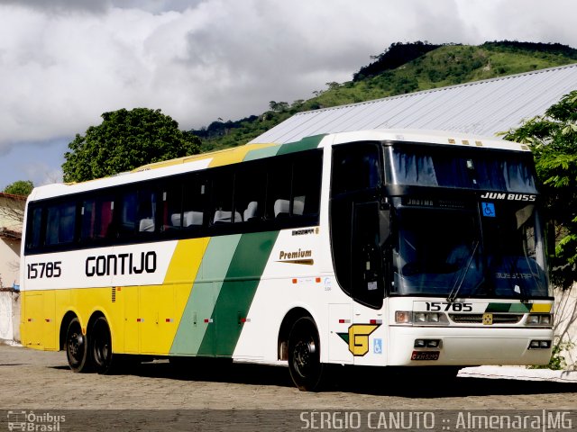 Empresa Gontijo de Transportes 15785 na cidade de Almenara, Minas Gerais, Brasil, por Sérgio Augusto Braga Canuto. ID da foto: 2349992.