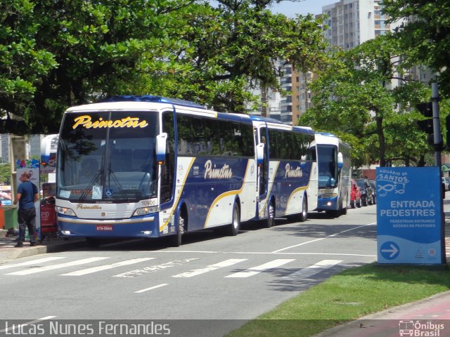 Primotur Transportes e Turismo 10400 na cidade de Santos, São Paulo, Brasil, por Lucas Nunes Fernandes. Número da foto: #2351293.