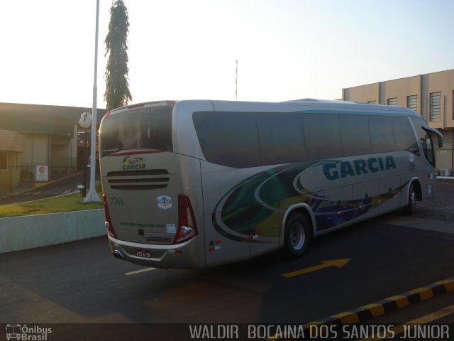 Viação Garcia 7746 na cidade de Londrina, Paraná, Brasil, por Waldir Bocaina dos Santos Junior. ID da foto: 2350931.