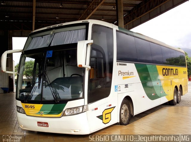 Empresa Gontijo de Transportes 11645 na cidade de Jequitinhonha, Minas Gerais, Brasil, por Sérgio Augusto Braga Canuto. ID da foto: 2353364.