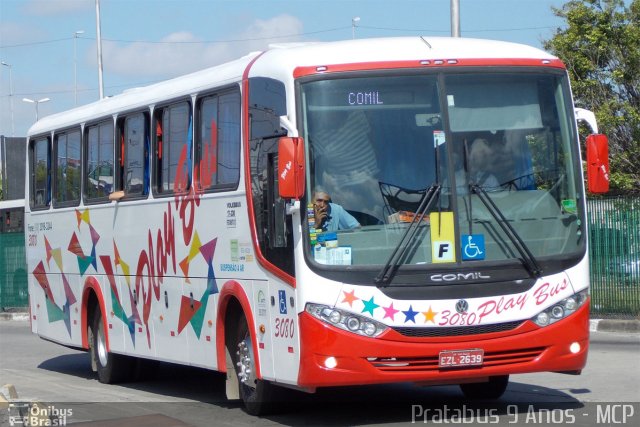 Play Bus Turismo 3080 na cidade de São Paulo, São Paulo, Brasil, por Cristiano Soares da Silva. ID da foto: 2351992.