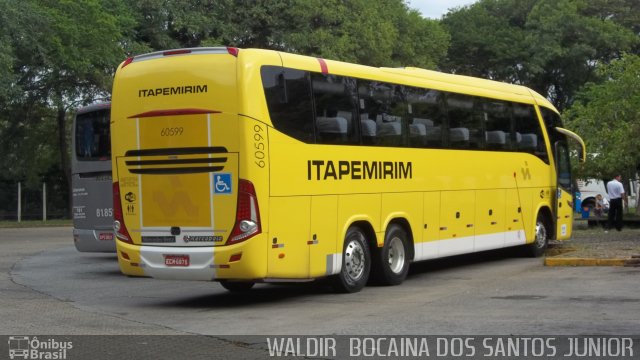 Viação Itapemirim 60599 na cidade de São Paulo, São Paulo, Brasil, por Waldir Bocaina dos Santos Junior. Número da foto: #2352101.