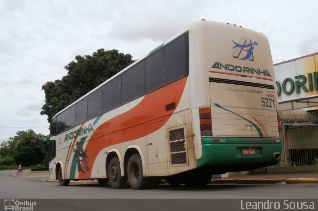 Empresa de Transportes Andorinha 5221 na cidade de Cuiabá, Mato Grosso, Brasil, por [Leandro Sousa]. ID da foto: 2352745.