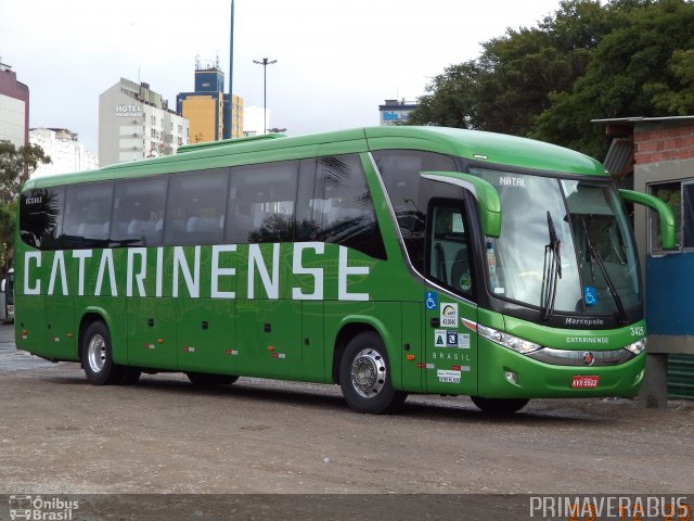 Auto Viação Catarinense 3425 na cidade de Curitiba, Paraná, Brasil, por Alexandre Rodrigo. Número da foto: #2353110.
