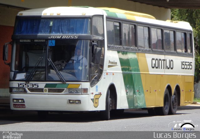 Empresa Gontijo de Transportes 15535 na cidade de Araxá, Minas Gerais, Brasil, por Lucas Borges . ID da foto: 2353260.