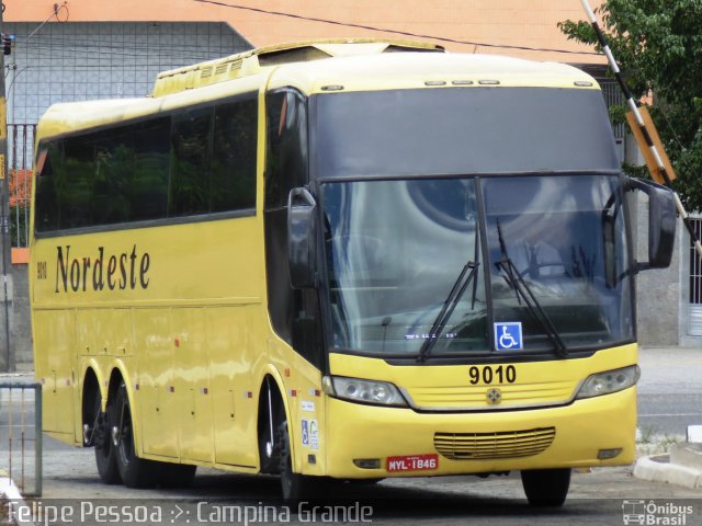 Viação Nordeste 9010 na cidade de Campina Grande, Paraíba, Brasil, por Felipe Pessoa de Albuquerque. ID da foto: 2352969.