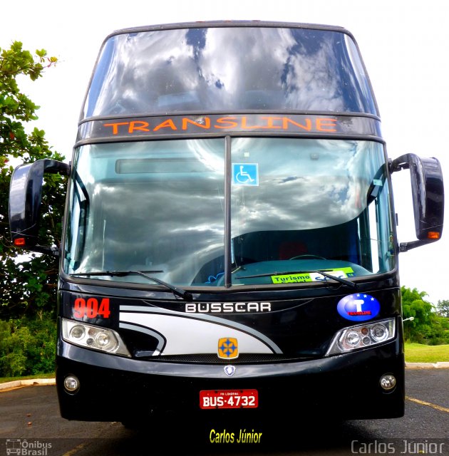 Transline 904 na cidade de Caldas Novas, Goiás, Brasil, por Carlos Júnior. Número da foto: #2354473.