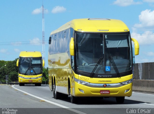 Viação Itapemirim 60567 na cidade de Resende, Rio de Janeiro, Brasil, por Caio César A.. Número da foto: #2355042.