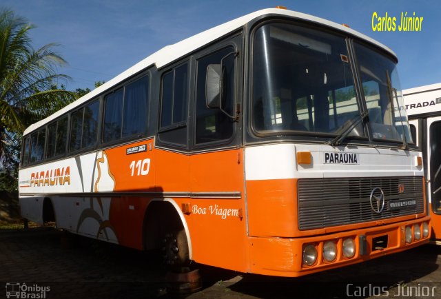 Viação Paraúna 110 na cidade de Caldas Novas, Goiás, Brasil, por Carlos Júnior. ID da foto: 2354442.