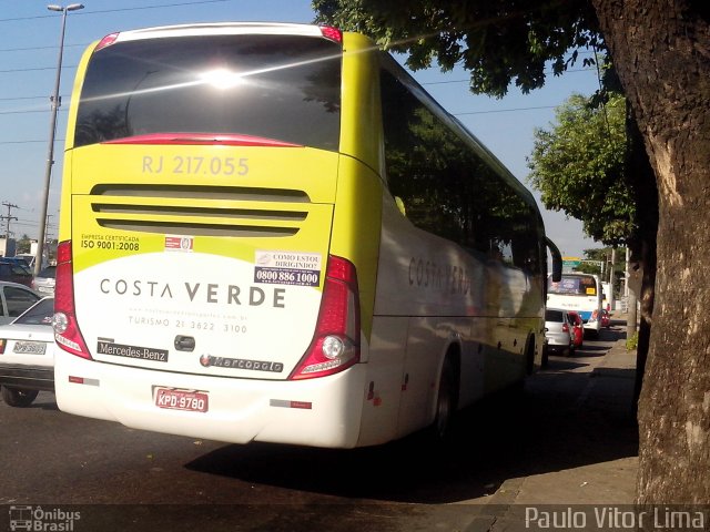 Costa Verde Transportes RJ 217.055 na cidade de Rio de Janeiro, Rio de Janeiro, Brasil, por Paulo Vitor Lima. Número da foto: #2353644.