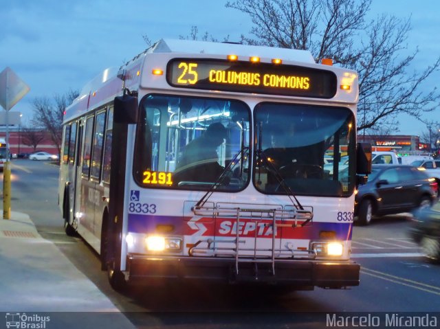 SEPTA - Southeastern Pennsylvania Transportation Autority 8333 na cidade de , por Marcelo Sousa de Miranda Júnior. Número da foto: #2355066.