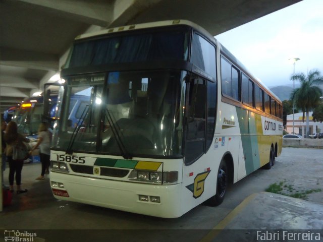 Empresa Gontijo de Transportes 15855 na cidade de Governador Valadares, Minas Gerais, Brasil, por Fabri Ferreira. ID da foto: 2353802.