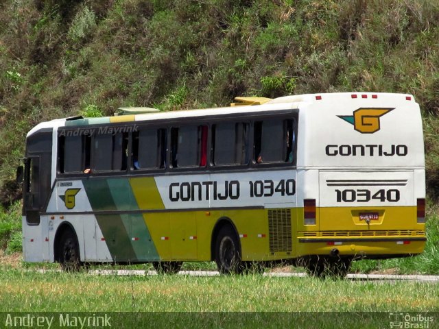 Empresa Gontijo de Transportes 10340 na cidade de Ribeirão Vermelho, Minas Gerais, Brasil, por Andrey Gustavo. ID da foto: 2355994.