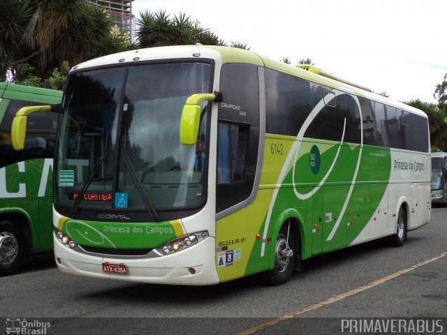 Expresso Princesa dos Campos 6142 na cidade de Curitiba, Paraná, Brasil, por Alexandre Rodrigo. ID da foto: 2355902.