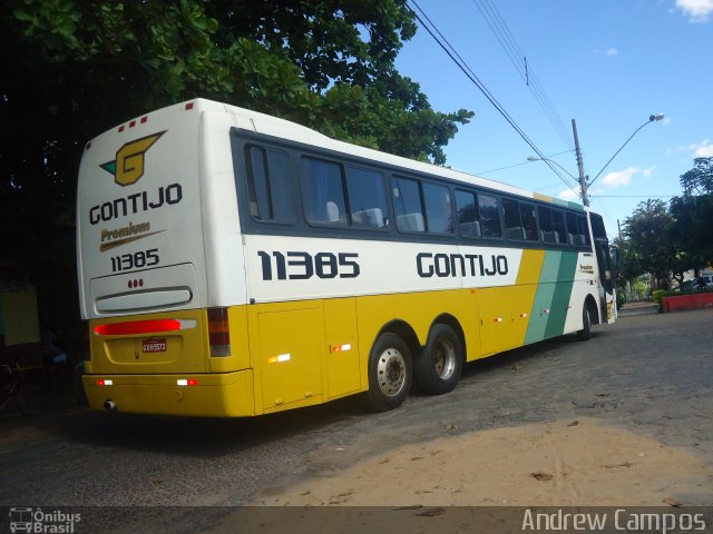 Empresa Gontijo de Transportes 11385 na cidade de Pirapora, Minas Gerais, Brasil, por Andrew Campos. ID da foto: 2355358.