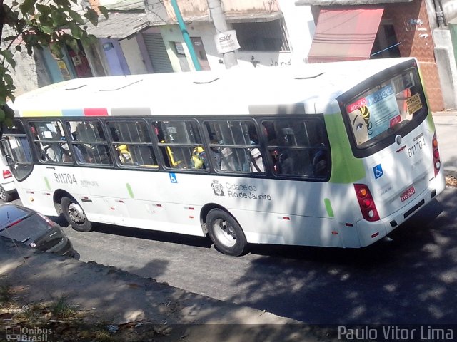 Viação Vila Real B11704 na cidade de Rio de Janeiro, Rio de Janeiro, Brasil, por Paulo Vitor Lima. Número da foto: #2356751.