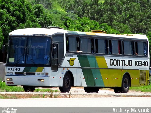 Empresa Gontijo de Transportes 10340 na cidade de Ribeirão Vermelho, Minas Gerais, Brasil, por Andrey Gustavo. ID da foto: 2356009.