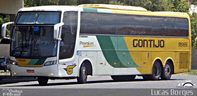 Empresa Gontijo de Transportes 11565 na cidade de Araxá, Minas Gerais, Brasil, por Lucas Borges . ID da foto: 2356796.