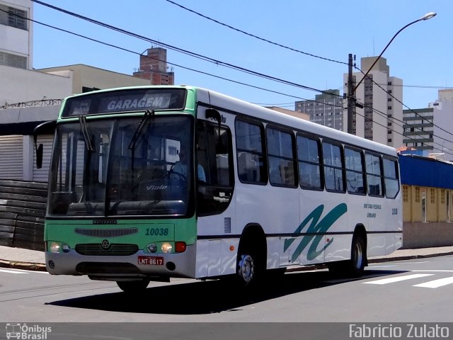 Sigma Transportes Coletivos 10038 na cidade de Piracicaba, São Paulo, Brasil, por Fabricio do Nascimento Zulato. ID da foto: 2355986.