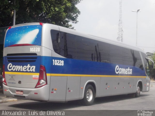 Viação Cometa 10228 na cidade de São Paulo, São Paulo, Brasil, por Alexandre  Luis de Oliveira. ID da foto: 2393076.