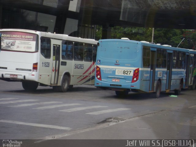 Taguatur - Taguatinga Transporte e Turismo 06827 na cidade de Brasília, Distrito Federal, Brasil, por Jefferson Willian da Silva de Sousa. Número da foto: #2391946.