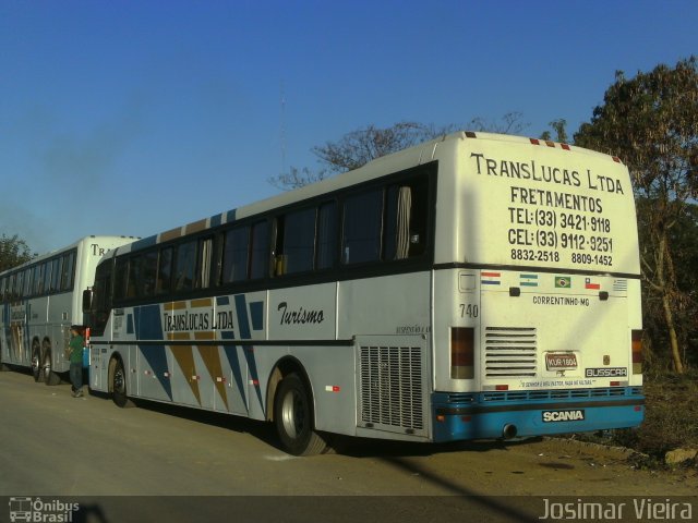 Translucas Turismo 740 na cidade de Curvelo, Minas Gerais, Brasil, por Josimar Vieira. Número da foto: #2392517.