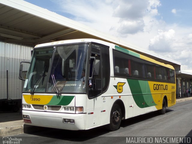 Empresa Gontijo de Transportes 3890 na cidade de Belo Horizonte, Minas Gerais, Brasil, por Maurício Nascimento. ID da foto: 2391724.