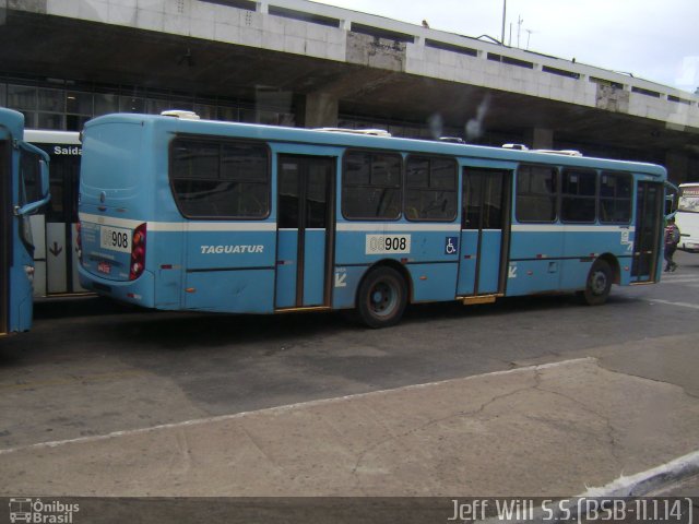 Taguatur - Taguatinga Transporte e Turismo 06908 na cidade de Brasília, Distrito Federal, Brasil, por Jefferson Willian da Silva de Sousa. Número da foto: #2391948.