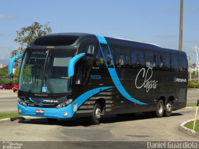 Empresa de Ônibus Nossa Senhora da Penha 52009 na cidade de Florianópolis, Santa Catarina, Brasil, por Daniel Guardiola. Número da foto: #2393030.