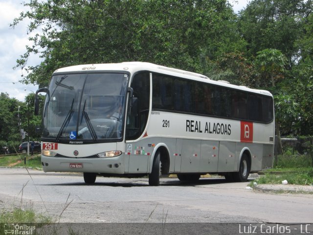 Real Alagoas de Viação 291 na cidade de Recife, Pernambuco, Brasil, por Luiz Carlos de Santana. ID da foto: 2392851.