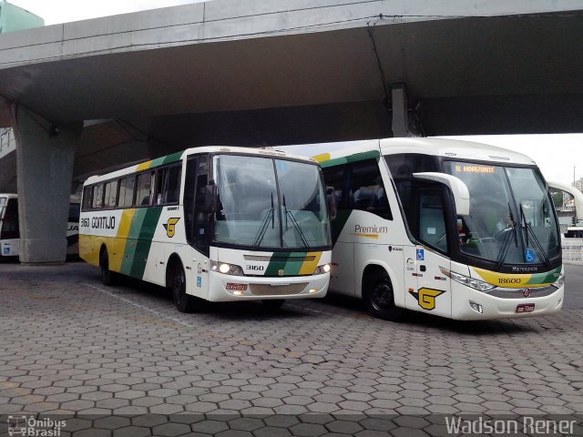 Empresa Gontijo de Transportes 3160 na cidade de Belo Horizonte, Minas Gerais, Brasil, por Wadson Rener. ID da foto: 2392829.