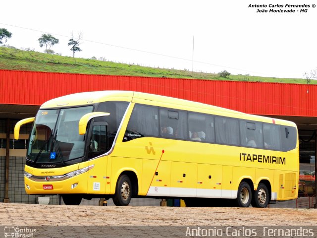 Viação Itapemirim 60605 na cidade de João Monlevade, Minas Gerais, Brasil, por Antonio Carlos Fernandes. ID da foto: 2410354.