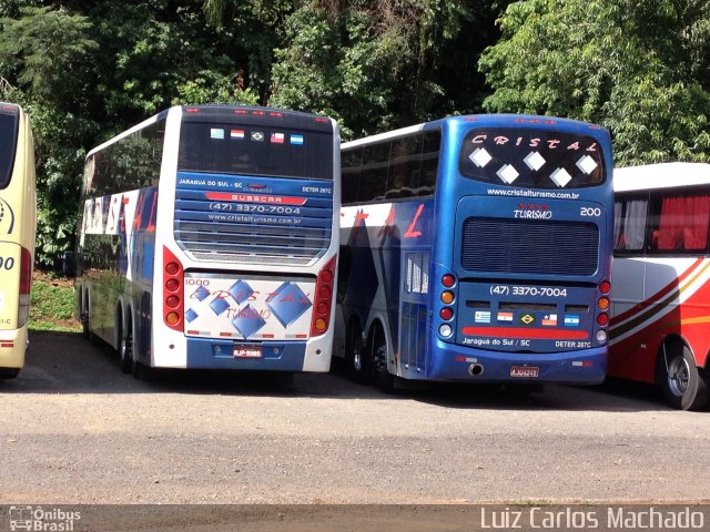 Cristal Turismo e Transporte 1000 na cidade de Piratuba, Santa Catarina, Brasil, por Luiz Carlos Machado. Número da foto: #2410771.