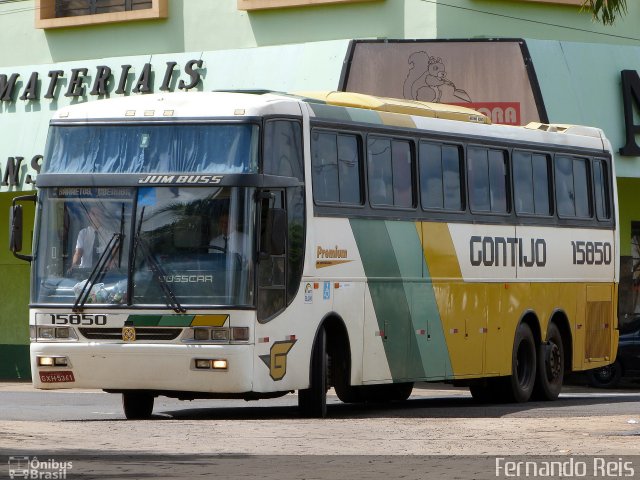 Empresa Gontijo de Transportes 15850 na cidade de Barretos, São Paulo, Brasil, por Fernando Reis. Número da foto: #2410214.