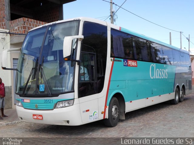 Empresa de Ônibus Nossa Senhora da Penha 35121 na cidade de Mirandiba, Pernambuco, Brasil, por Leonardo Guedes de Sá. Número da foto: #2409915.