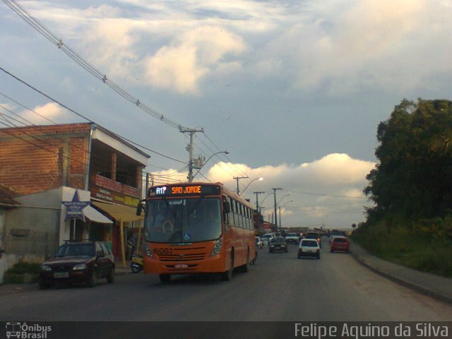 Viação Tamandaré 16G03 na cidade de Almirante Tamandaré, Paraná, Brasil, por Felipe Aquino da Silva. ID da foto: 2409962.