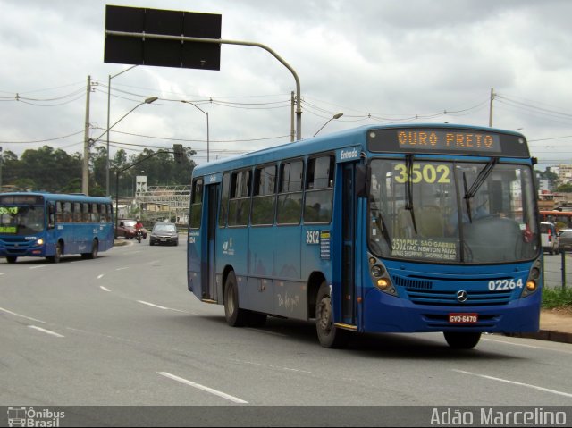 Belo Horizonte Transporte Urbano > Viação Real 02264 na cidade de Belo Horizonte, Minas Gerais, Brasil, por Adão Raimundo Marcelino. ID da foto: 2411615.