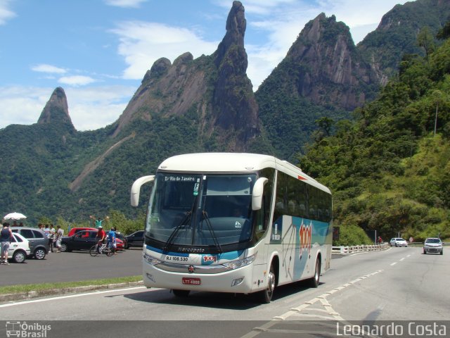 Auto Viação 1001 RJ 108.530 na cidade de Teresópolis, Rio de Janeiro, Brasil, por Leonardo Costa. ID da foto: 2413116.