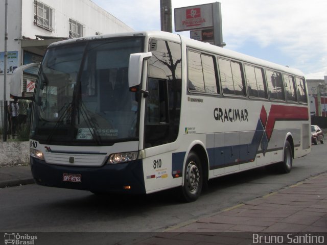 Gracimar Transporte e Turismo 810 na cidade de Taboão da Serra, São Paulo, Brasil, por Bruno Santino. Número da foto: #2412871.