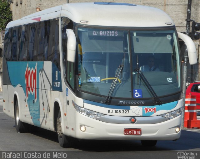 Auto Viação 1001 RJ 108.327 na cidade de Rio de Janeiro, Rio de Janeiro, Brasil, por Rafael Costa de Melo. ID da foto: 2412712.