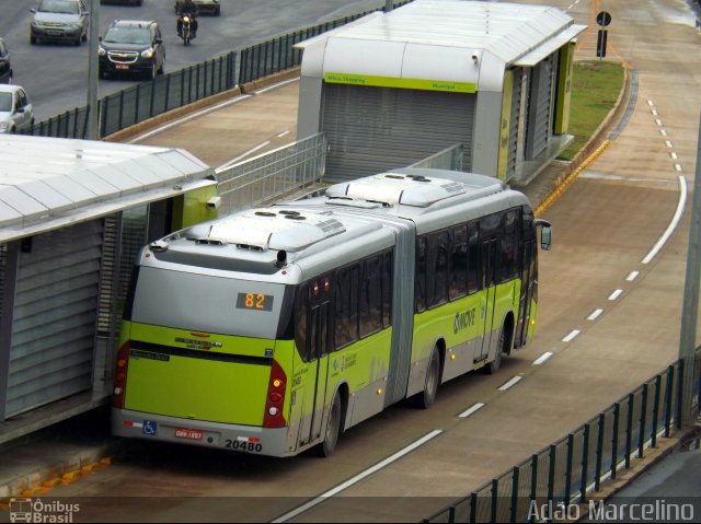 Viação Getúlio Vargas 20480 na cidade de Belo Horizonte, Minas Gerais, Brasil, por Adão Raimundo Marcelino. Número da foto: #2413410.
